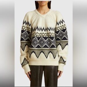 NWT - Khaite Fairisle Nalani Sweater